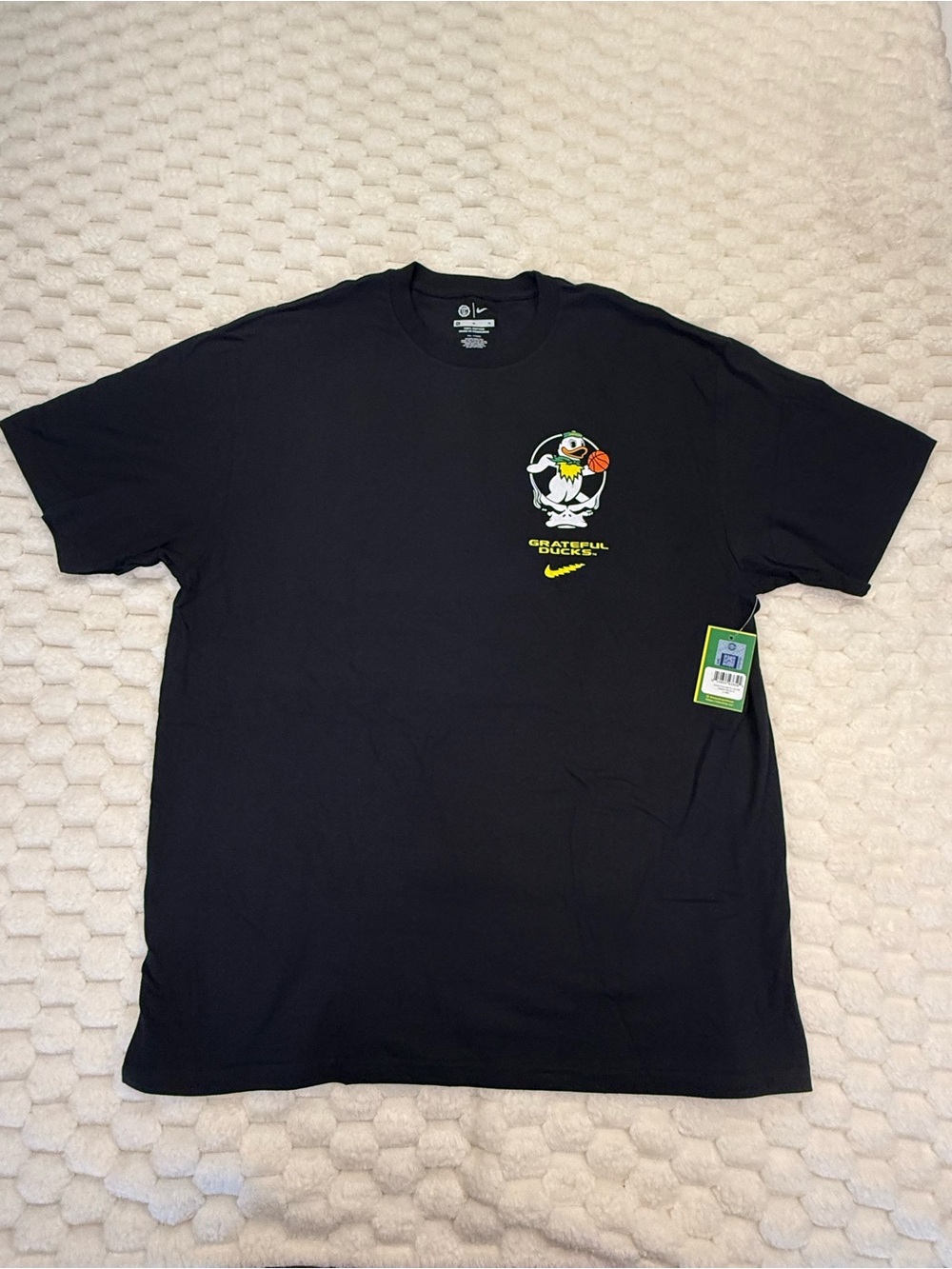 Nike x Grateful Dead Oregon Ducks "Grateful Ducks" Tee NWT XL Steal Your Face